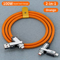4-in-1 Cable flat lay dark background premium look – Elite Power Tech