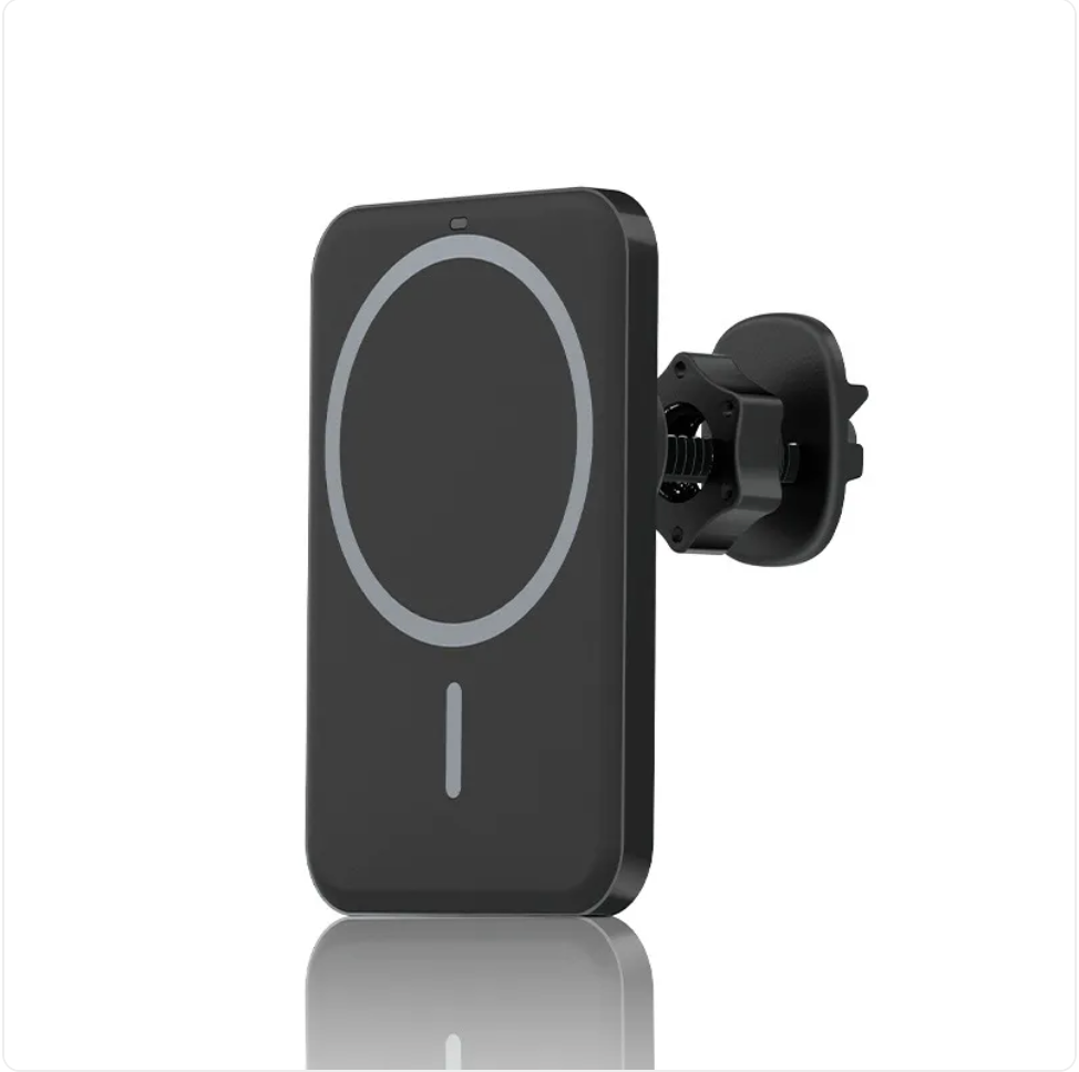 Magnetic Wireless Car Charger Phone Mount front view – Elite Power Tech