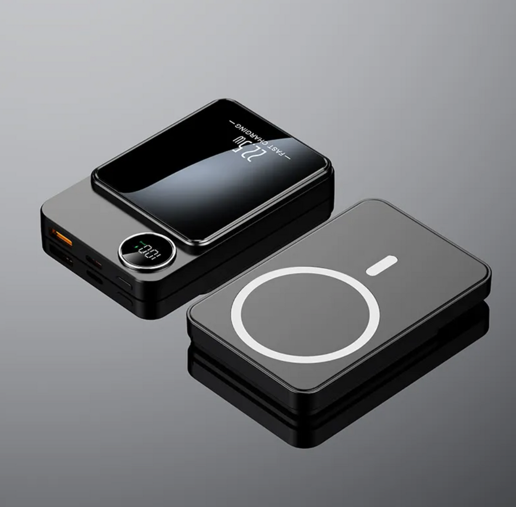Wireless Power Bank rear view compact build – Elite Power Tech